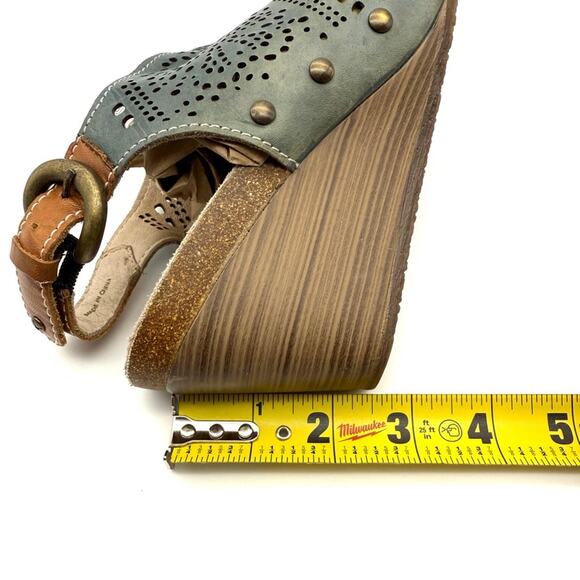 Pikolinos Benissa Wedge Leather Cutout 37 - Picture 9 of 13